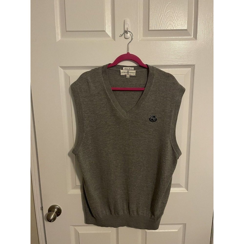 Fairway And Greene Men’s Italian Merino Wool Sweater Vest Size XL